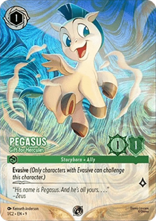 Lorcana CH2 Pegasus - Gift for Hercules (V.1)