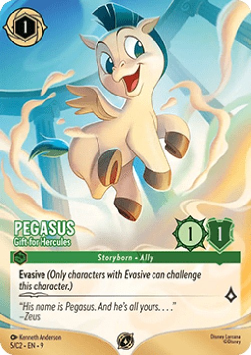 Lorcana CH2 Pegasus - Gift for Hercules (V.2)