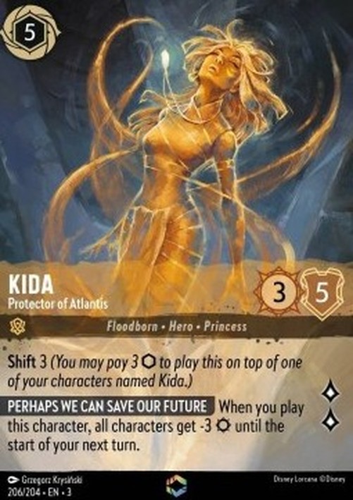 Lorcana 3INK Kida - Protector of Atlantis (V.2)