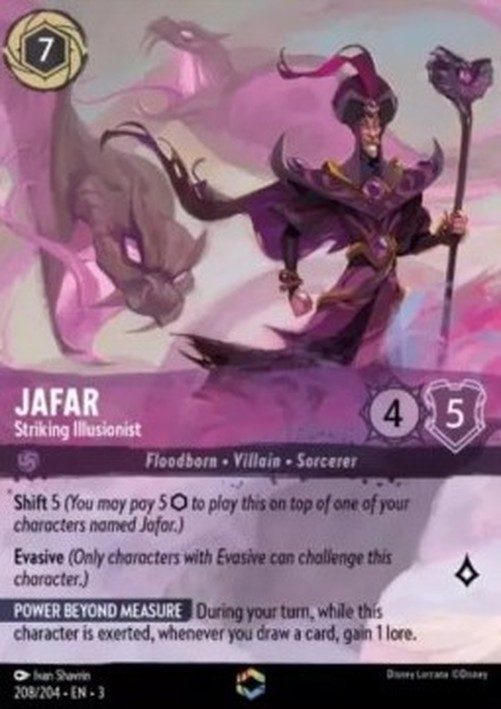 Lorcana 3INK Jafar - Striking Illusionist (V.2)