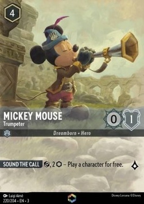 Lorcana 3INK Mickey Mouse - Trumpeter (V.2)