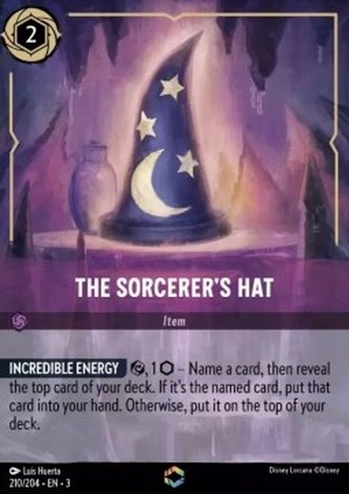 Lorcana 3INK The Sorcerer's Hat (V.2)