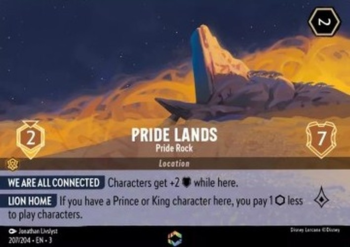 Lorcana 3INK Pride Lands - Pride Rock (V.2)