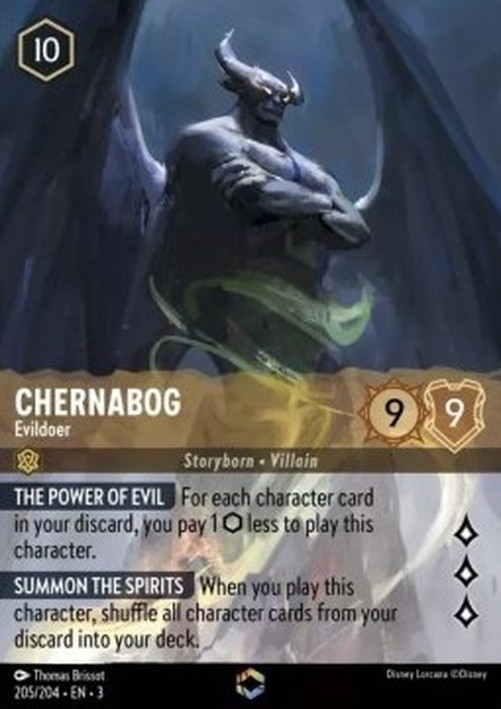 Lorcana 3INK Chernabog - Evildoer (V.2)
