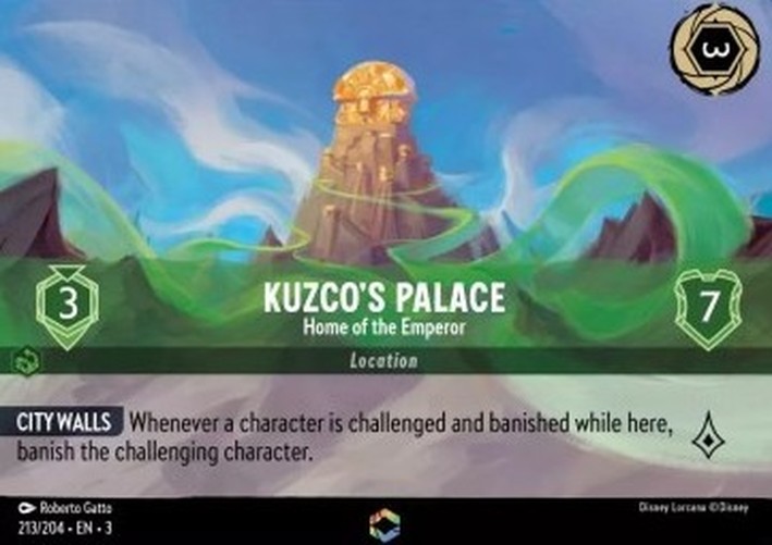 Lorcana 3INK Kuzco's Palace - Home of the Emperor (V.2)