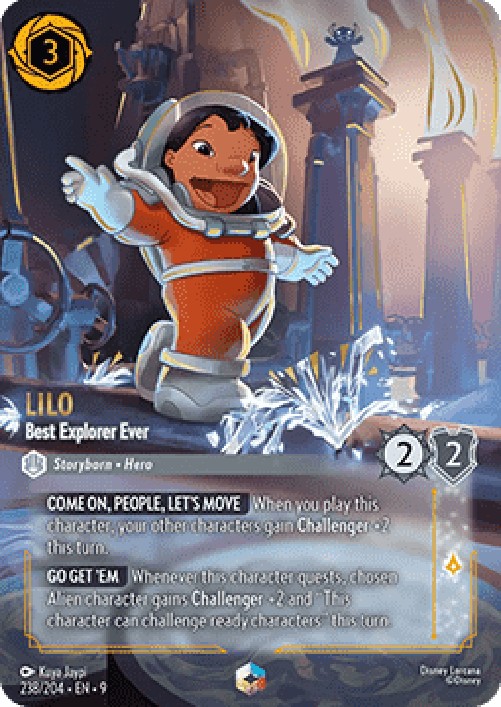 Lorcana 9FAB Lilo - Best Explorer Ever (V.2)