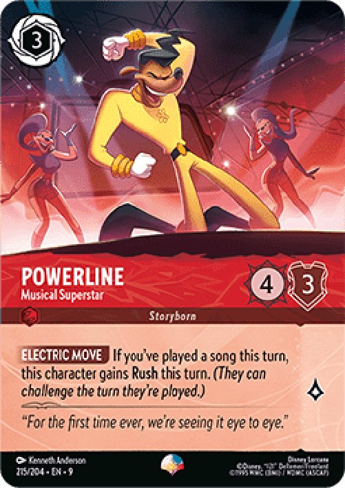 Lorcana 9FAB Powerline - Musical Superstar (V.2)