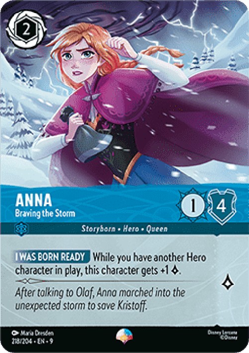 Lorcana 9FAB Anna - Braving the Storm (V.2)