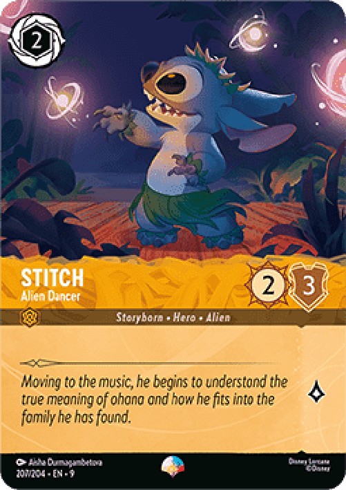 Lorcana 9FAB Stitch - Alien Dancer (V.2)