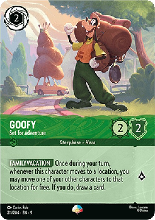 Lorcana 9FAB Goofy - Set for Adventure (V.2)