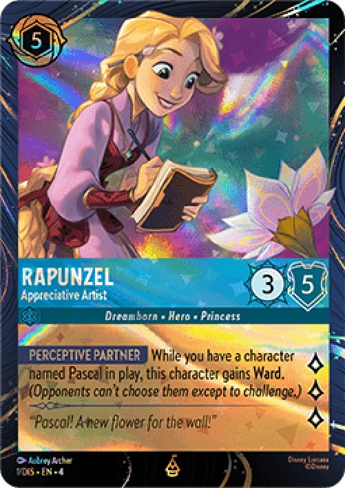 Lorcana DIS Rapunzel - Appreciative Artist