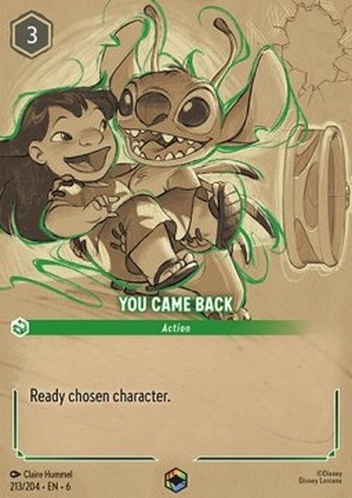 Lorcana 6AZS You Came Back (V.2)
