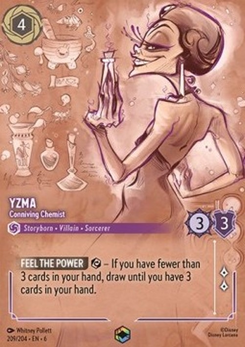 Lorcana 6AZS Yzma - Conniving Chemist (V.2)