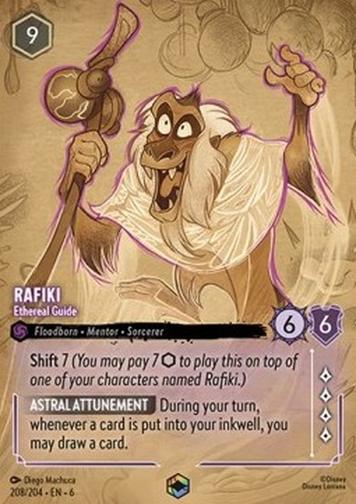 Lorcana 6AZS Rafiki - Ethereal Guide (V.2)