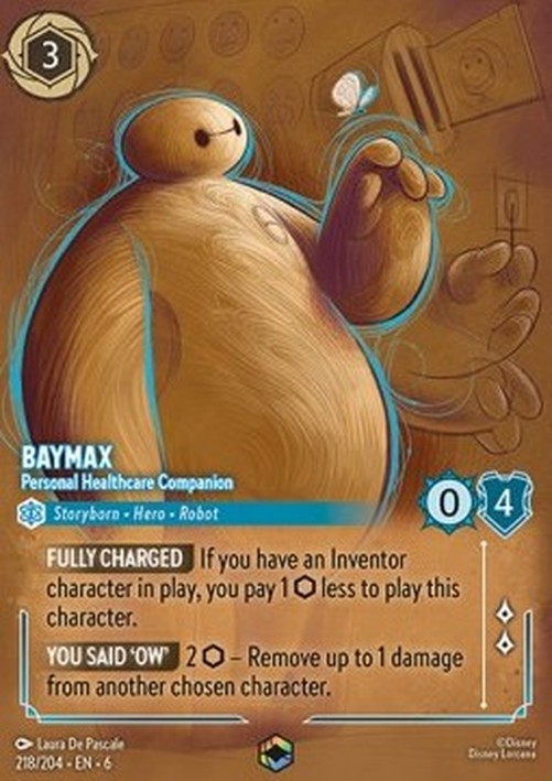 Lorcana 6AZS Baymax - Personal Healthcare Companion (V.2)
