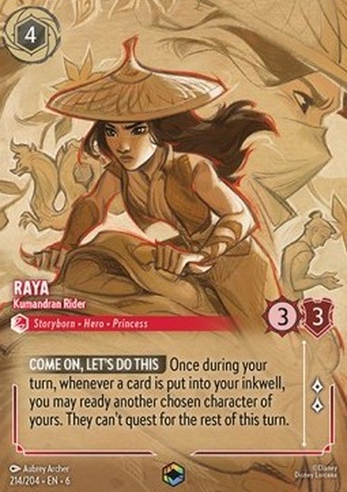 Lorcana 6AZS Raya - Kumandran Rider (V.2)
