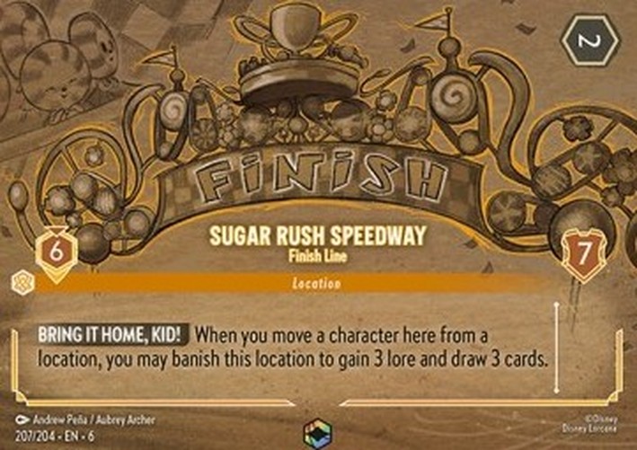 Lorcana 6AZS Sugar Rush Speedway - Finish Line (V.2)