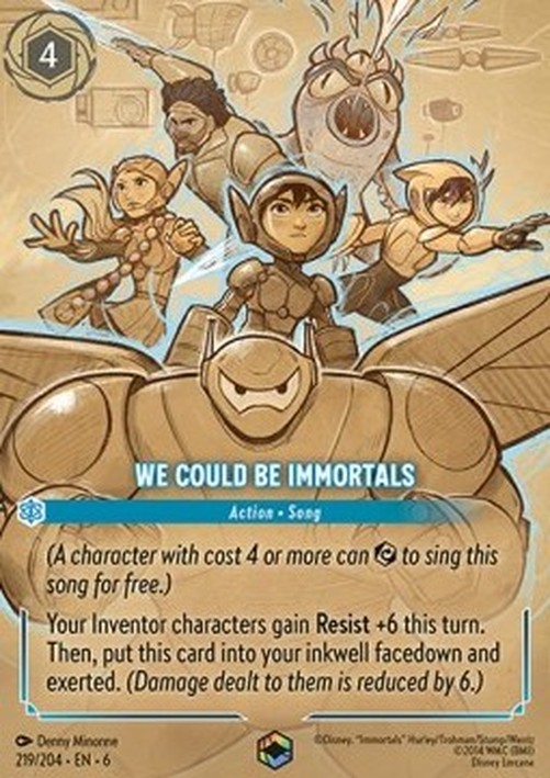 Lorcana 6AZS We Could Be Immortals (V.2)