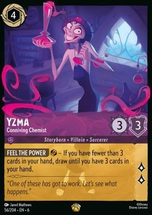 Lorcana 6AZS Yzma - Conniving Chemist (V.1)