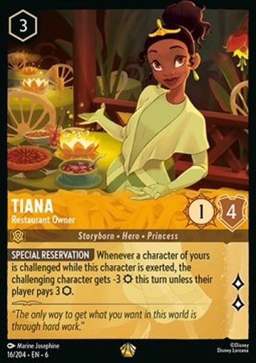 Lorcana 6AZS Tiana - Restaurant Owner (V.1)