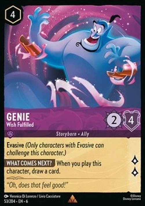 Lorcana 6AZS Genie - Wish Fulfilled