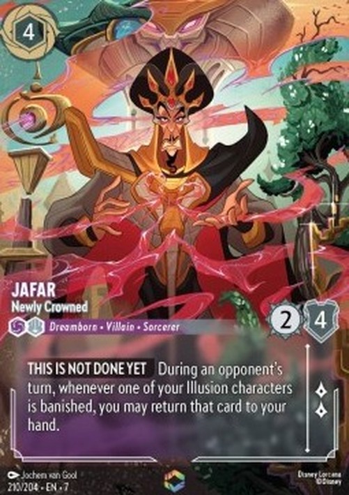 Lorcana 7ARI Jafar - Newly Crowned (V.2)