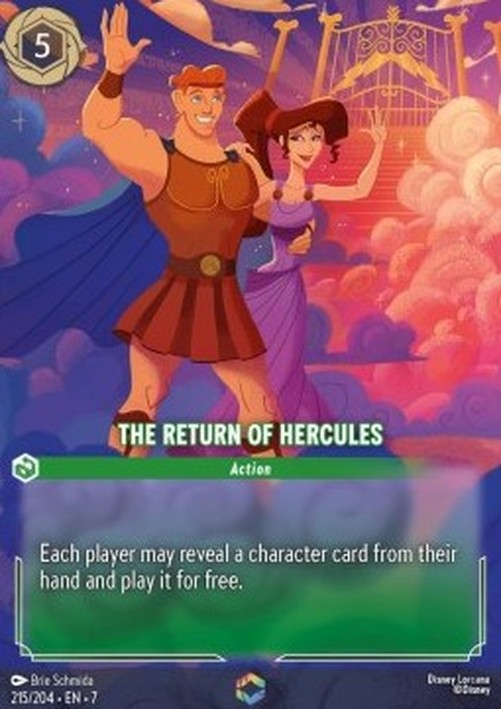 Lorcana 7ARI The Return of Hercules (V.2)