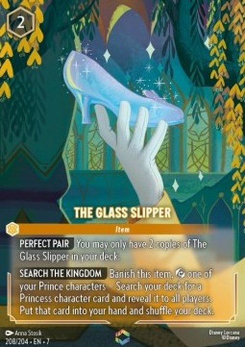Lorcana 7ARI The Glass Slipper (V.2)