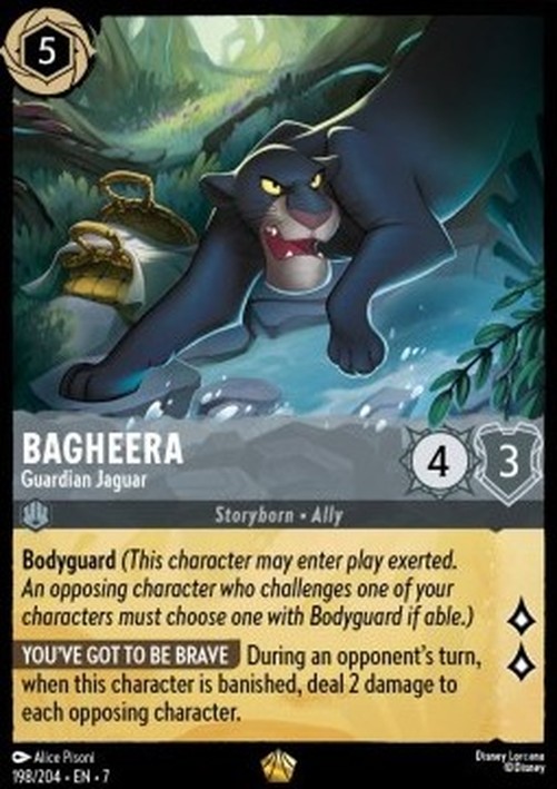 Lorcana 7ARI Bagheera - Guardian Jaguar