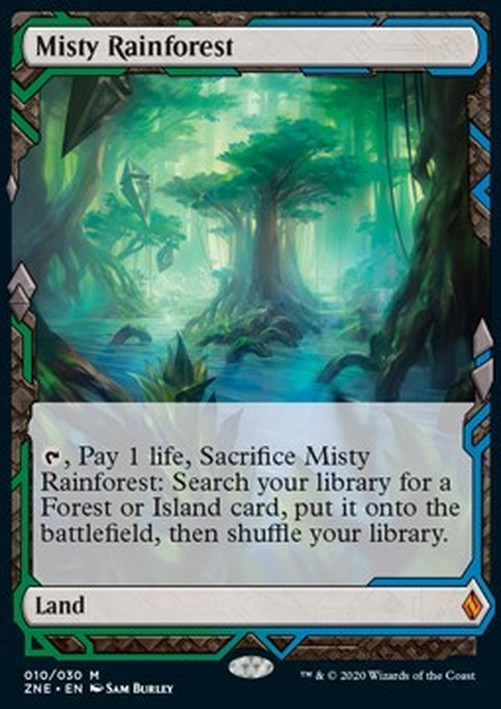 Magic: The Gathering Misty Rainforest