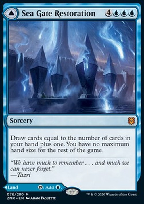 Magic: The Gathering Sea Gate Restoration // Sea Gate, Reborn