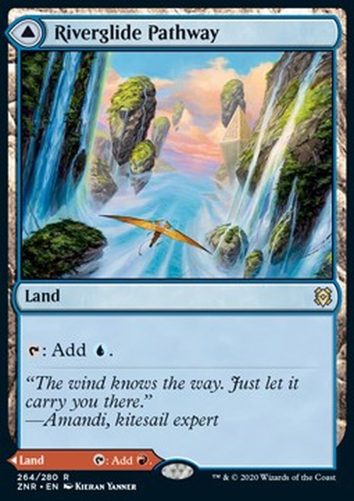 Magic: The Gathering Riverglide Pathway // Lavaglide Pathway