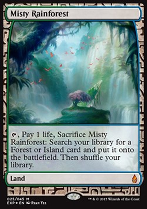 Magic: The Gathering Misty Rainforest