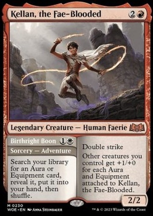 Magic: The Gathering Kellan, the Fae-Blooded // Birthright Boon
