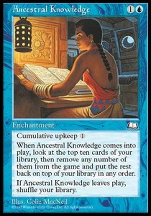 Magic: The Gathering Ancestral Knowledge