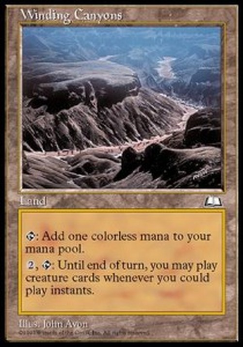 Magic: The Gathering Winding Canyons