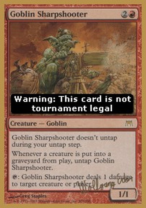 Magic: The Gathering Goblin Sharpshooter