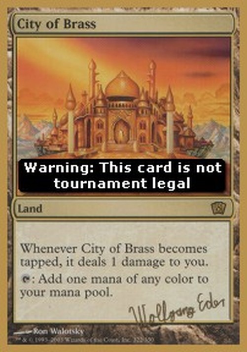 Magic: The Gathering Stadt of Brass