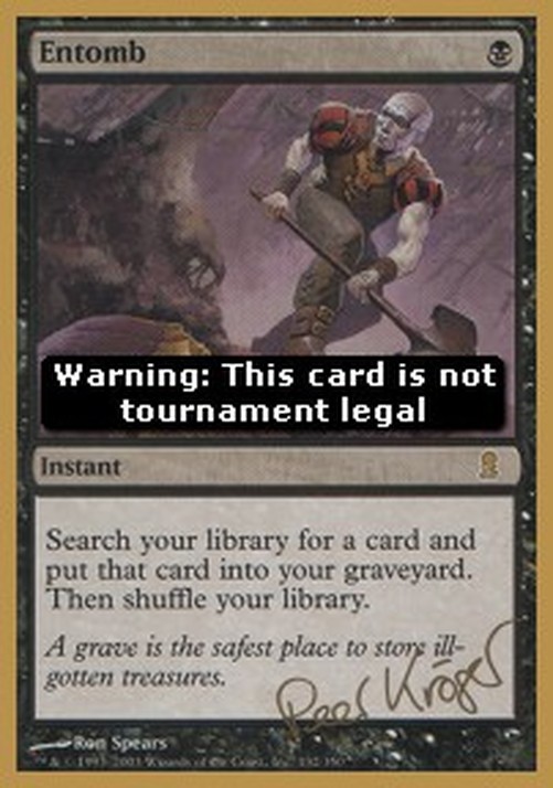 Magic: The Gathering Entomb