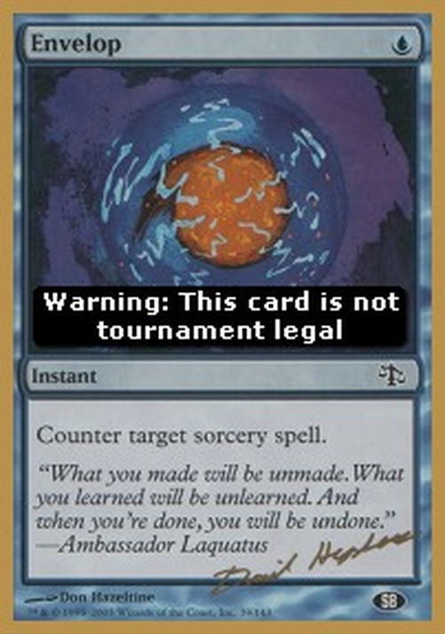 Magic: The Gathering Envelop