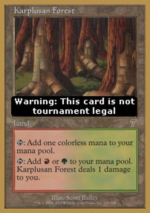 Magic: The Gathering Karplusan Forest