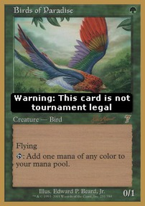 Magic: The Gathering Birds of Paradise