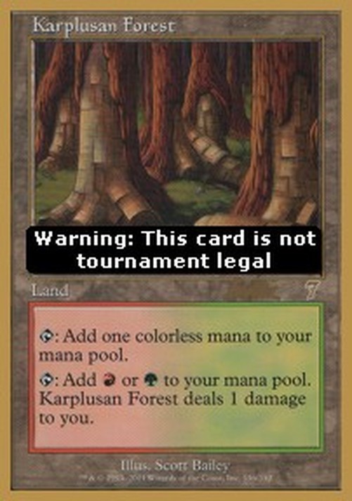 Magic: The Gathering Karplusan Forest