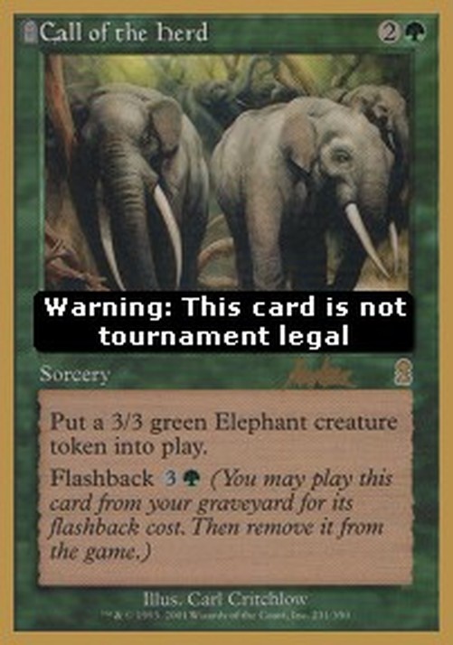 Magic: The Gathering Call of the Herd