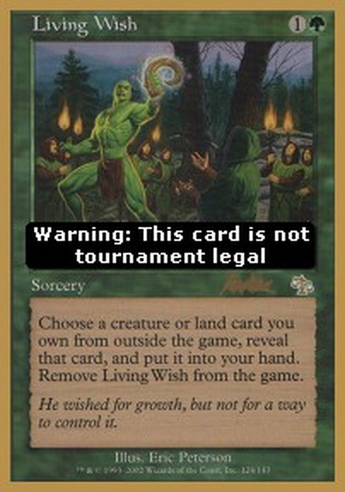 Magic: The Gathering Living Wish