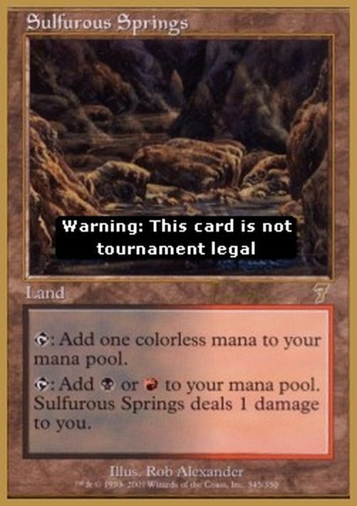 Magic: The Gathering Sulfurous Springs