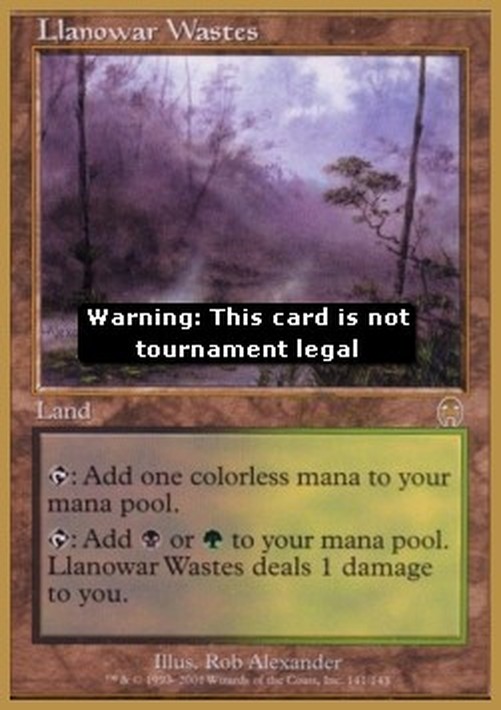 Magic: The Gathering Llanowar Wastes
