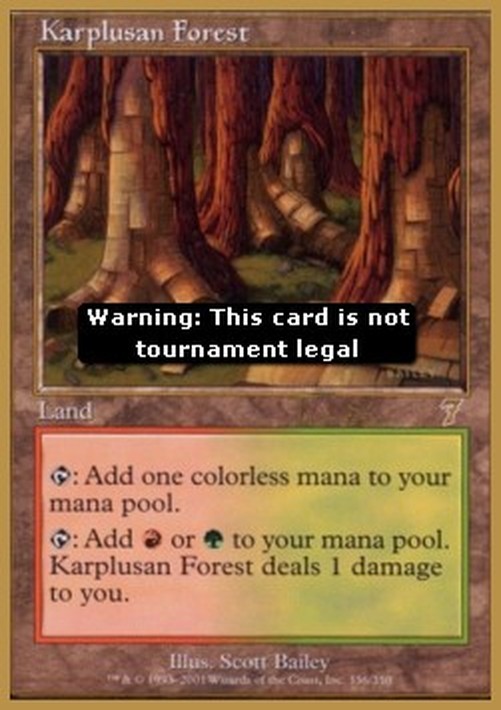 Magic: The Gathering Karplusan Forest