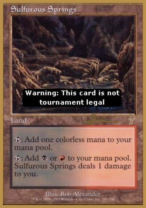 Magic: The Gathering Sulfurous Springs