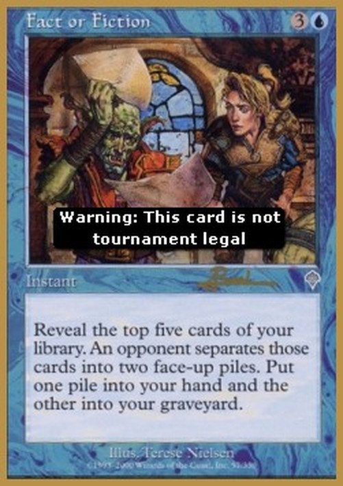 Magic: The Gathering Fact or Fiction